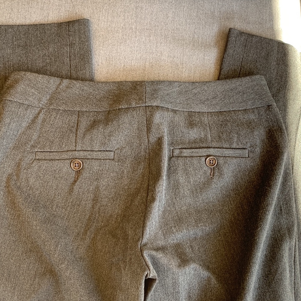 Talbots Signature line grey straight cut pants , 2P - Picture 4 of 4